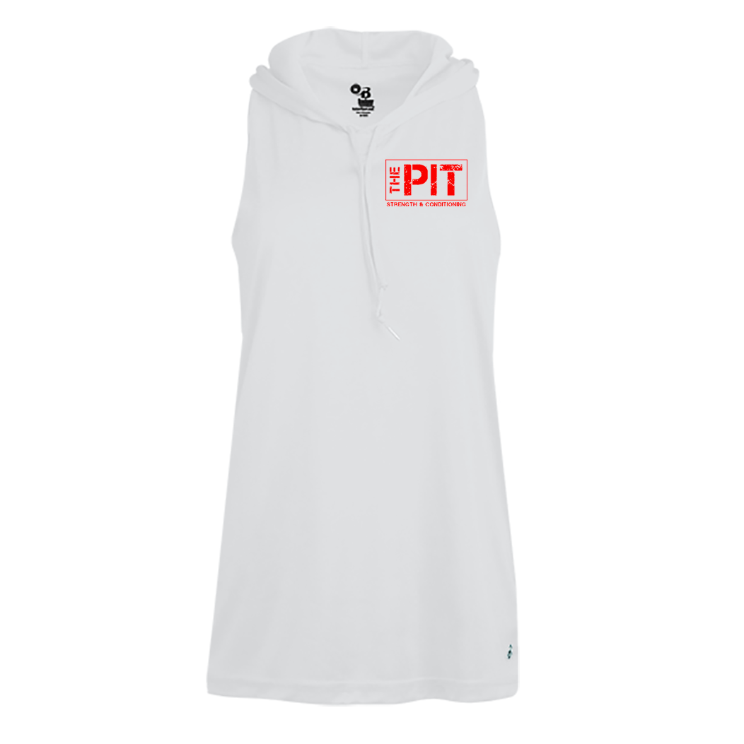 The Pit Women's Racerback Hooded Tank