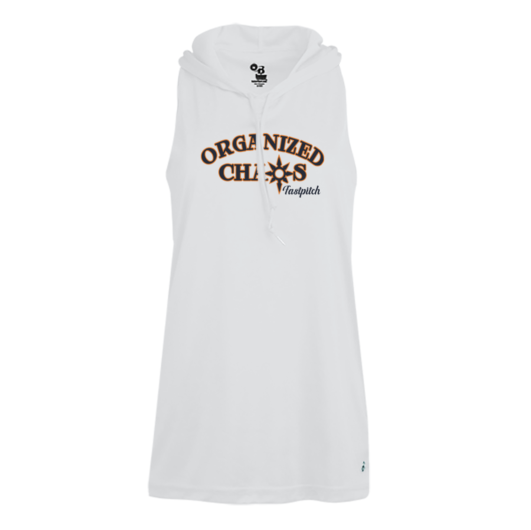 Organized Chaos Softball Women's Racerback Hooded Tank