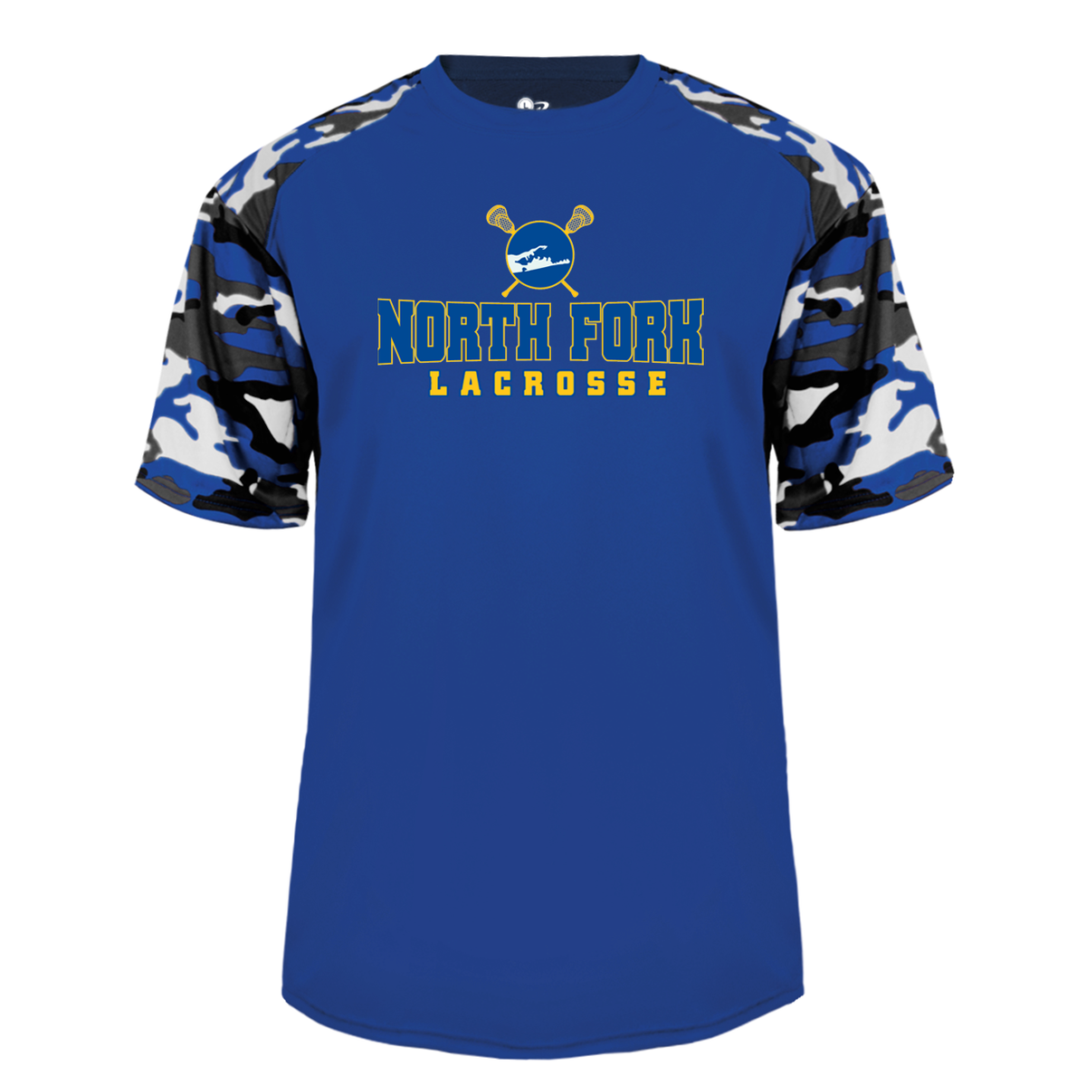 North Fork Lacrosse Camo Sport Tee