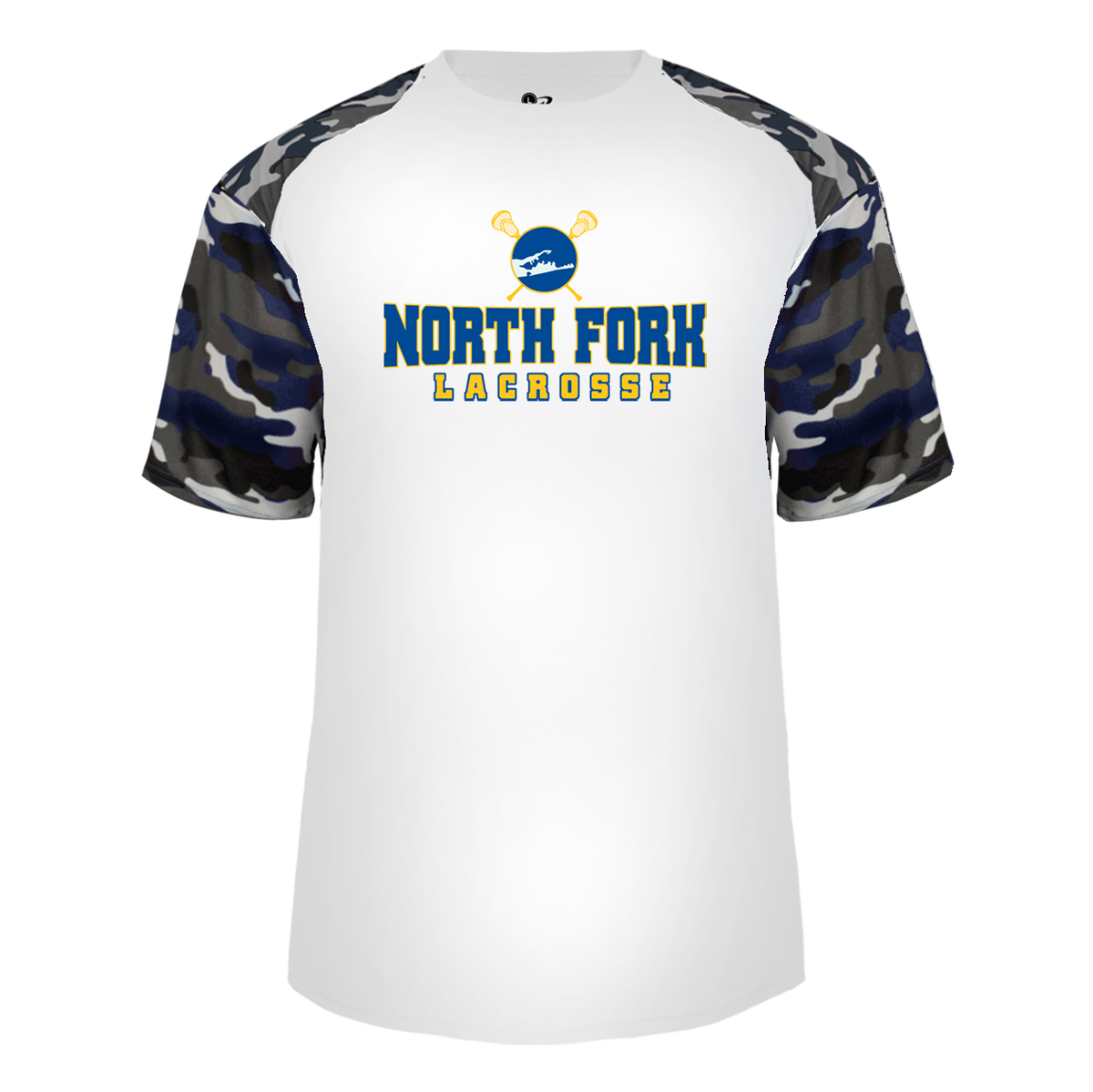 North Fork Lacrosse Camo Sport Tee