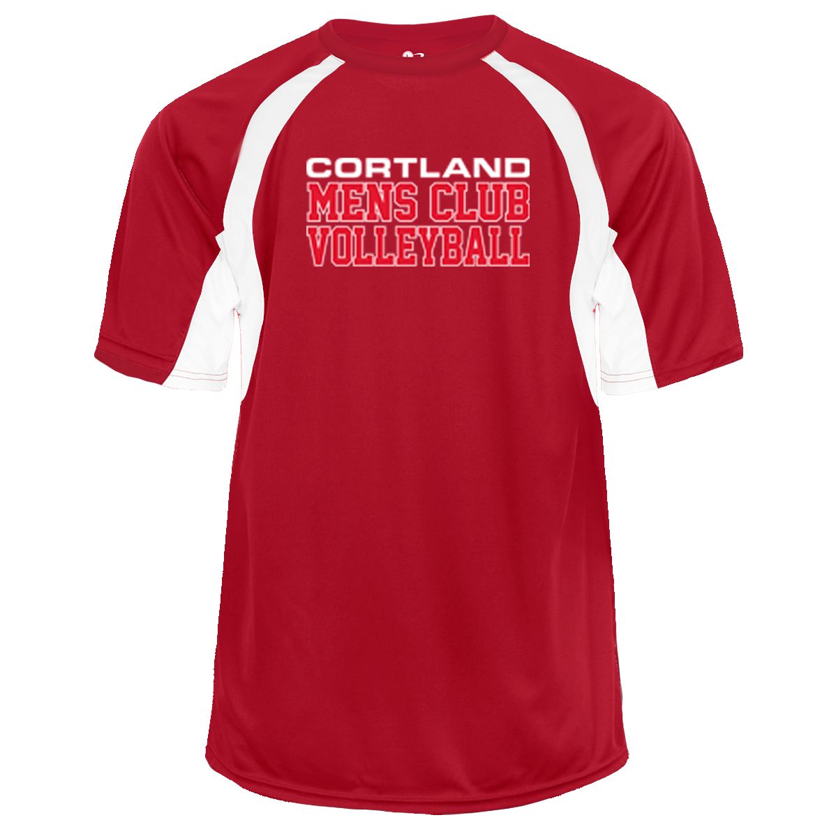 Cortland Mens Volleyball Hook Tee