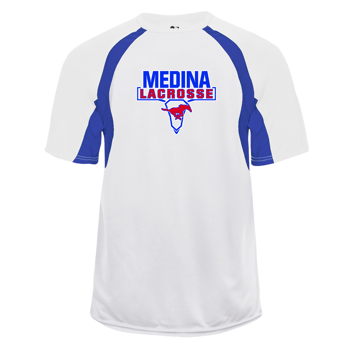 Medina Mustangs Lacrosse Hook Tee