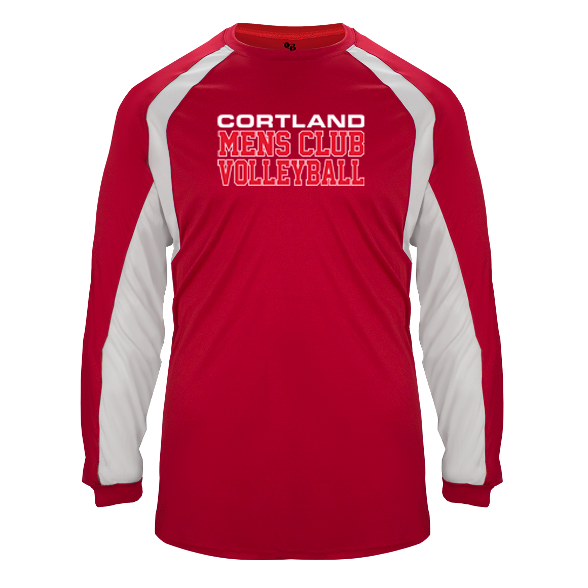 Cortland Mens Volleyball Hook Long Sleeve Tee