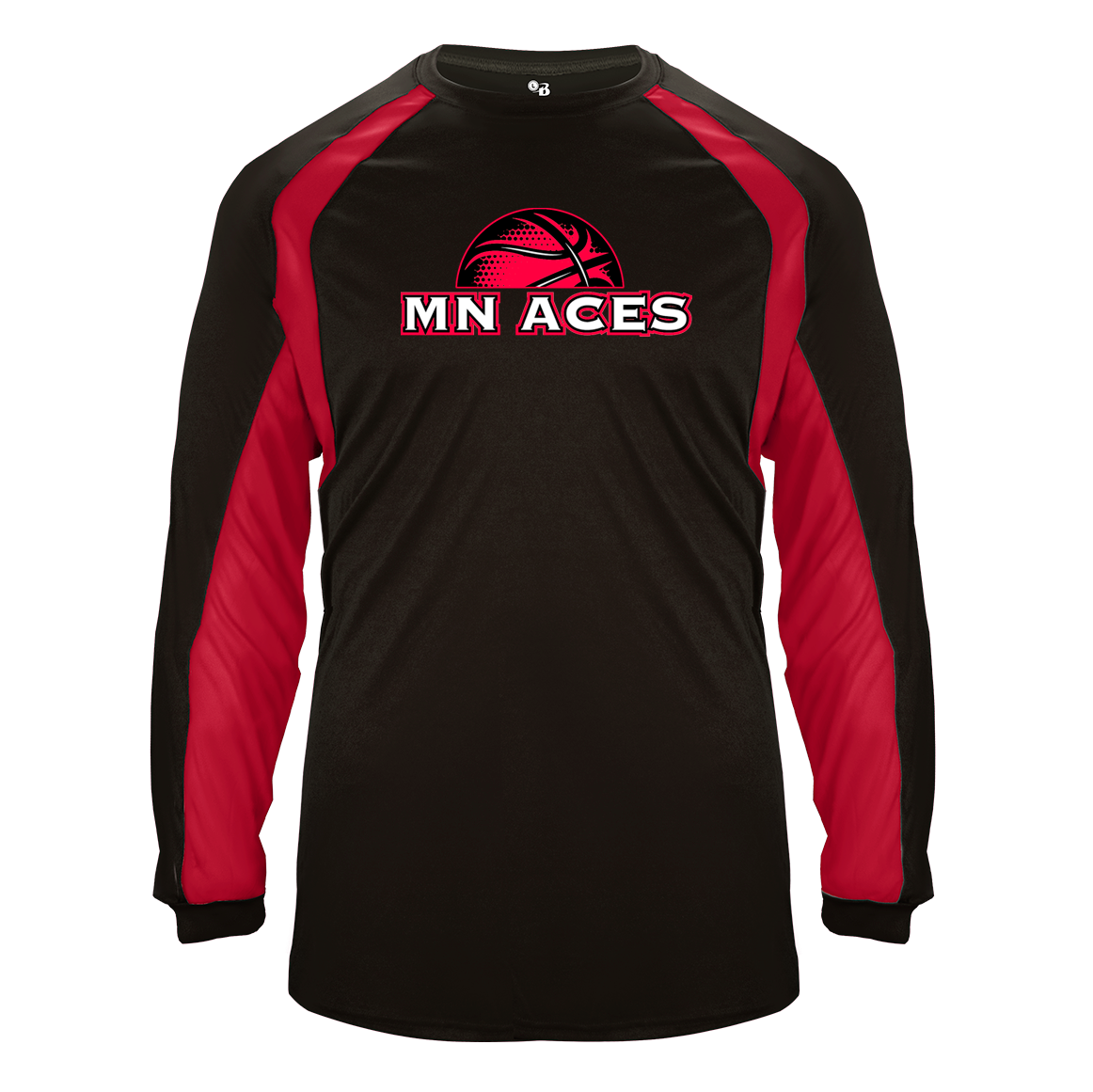 MN Aces Basketball Hook Long Sleeve Tee