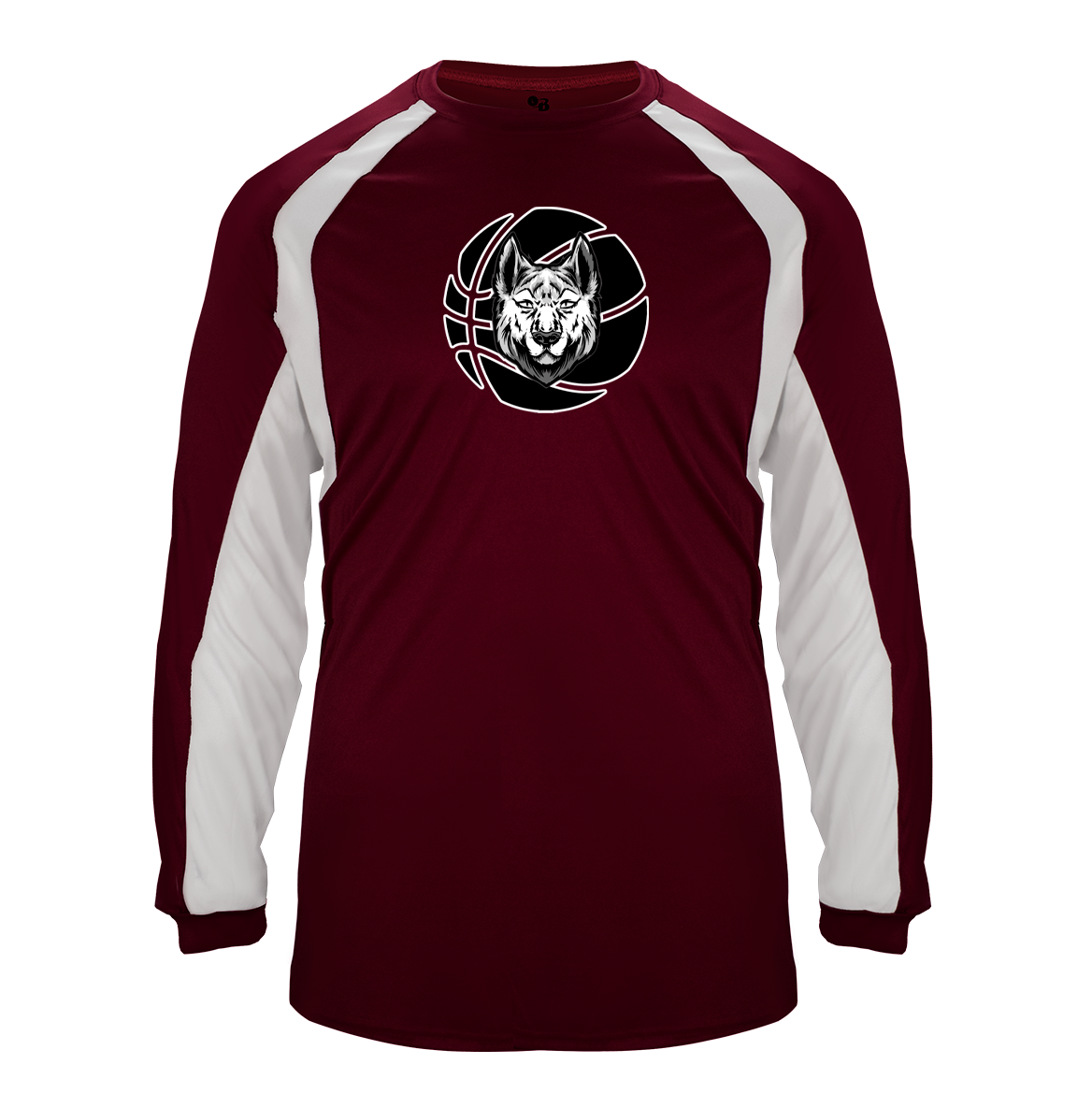 Wolves Basketball Hook Long Sleeve Tee