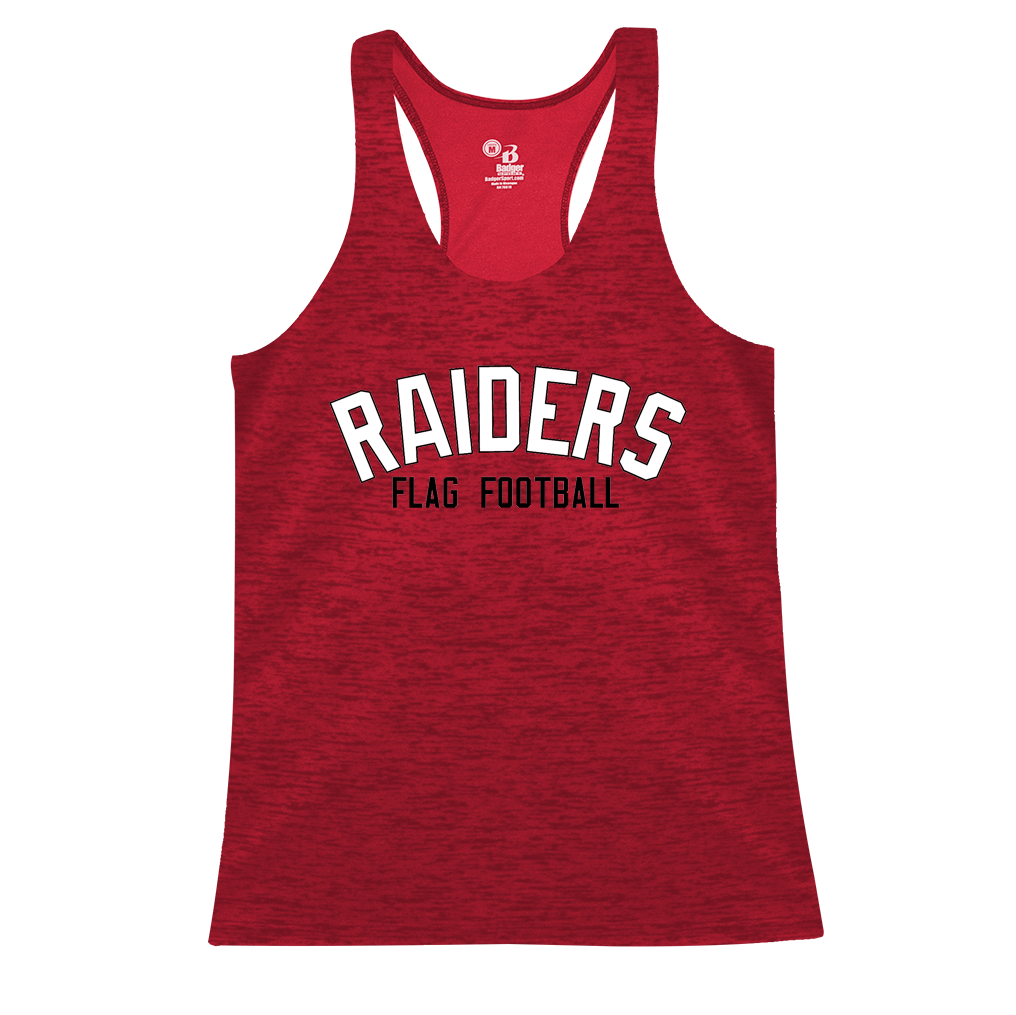 PM Raiders Flag Football Women's Tonal Blend Racerback