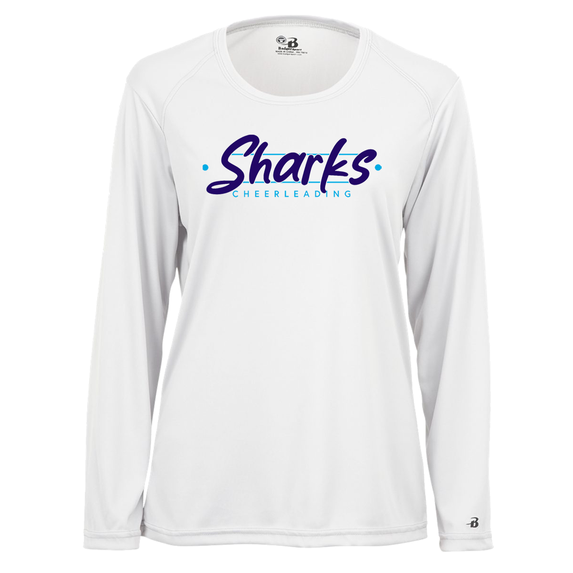 Sharks Cheerleading Women's B-Core Long Sleeve