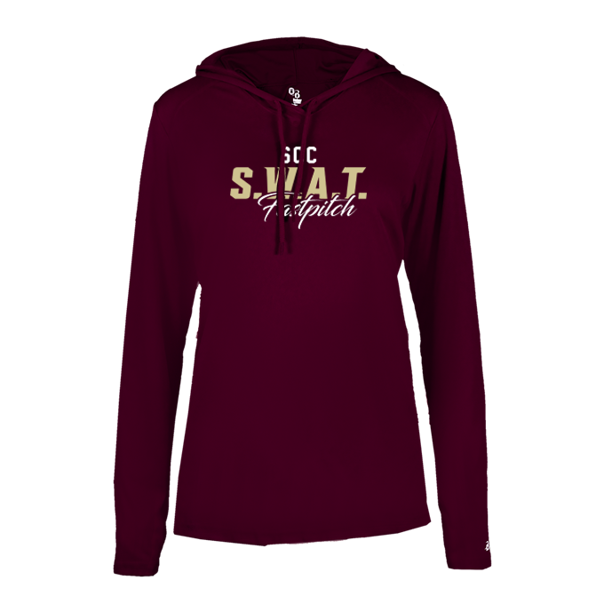 SCC S.W.A.T. Fastpitch B-Core Women's Long Sleeve Hooded Tee