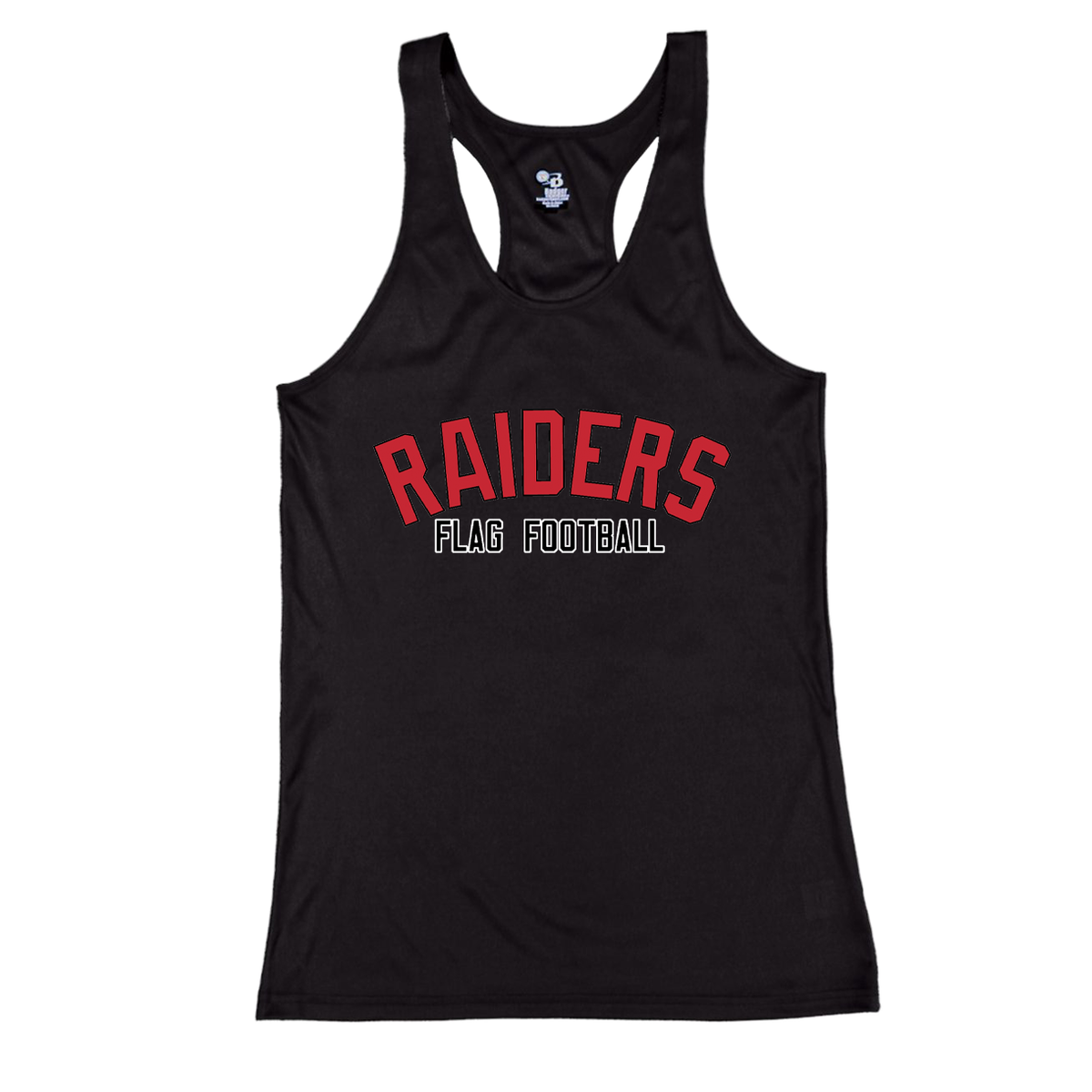 PM Raiders Flag Football B-Core Ladies Racerback Tank