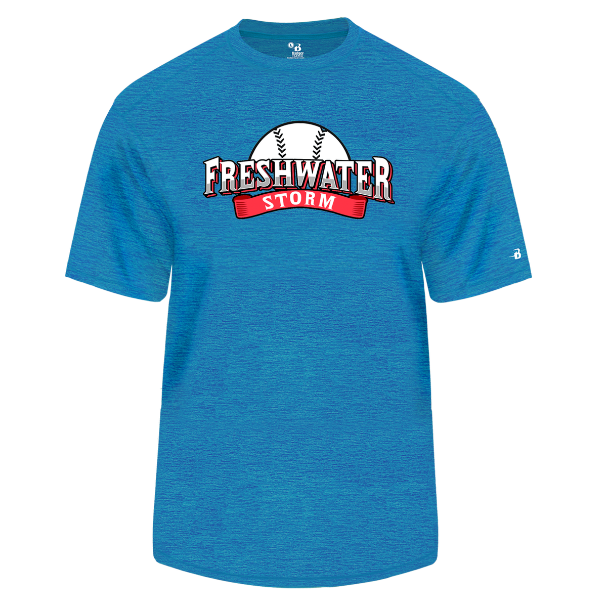 Freshwater Storm Baseball Tonal Blend Tee