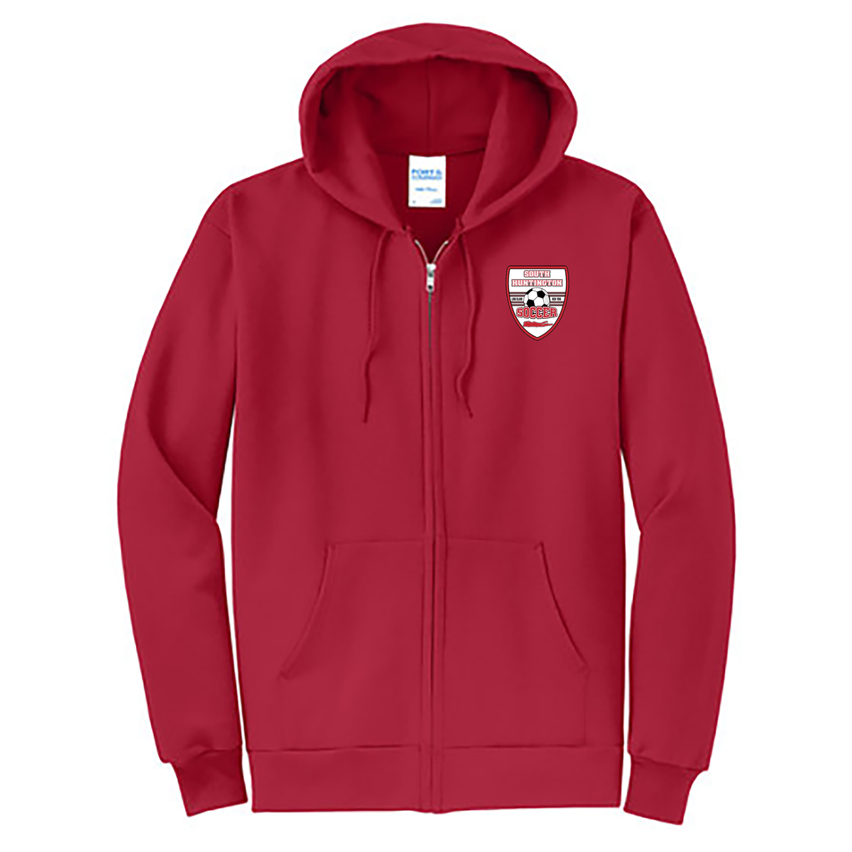 South Huntington Soccer Club Full Zip Hoodie - Port & Co.