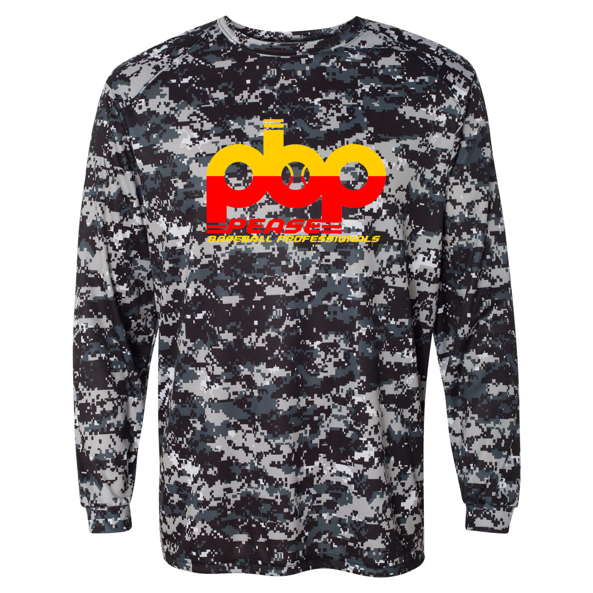 Pease Baseball Professionals Digital Camo Long Sleeve T-Shirt