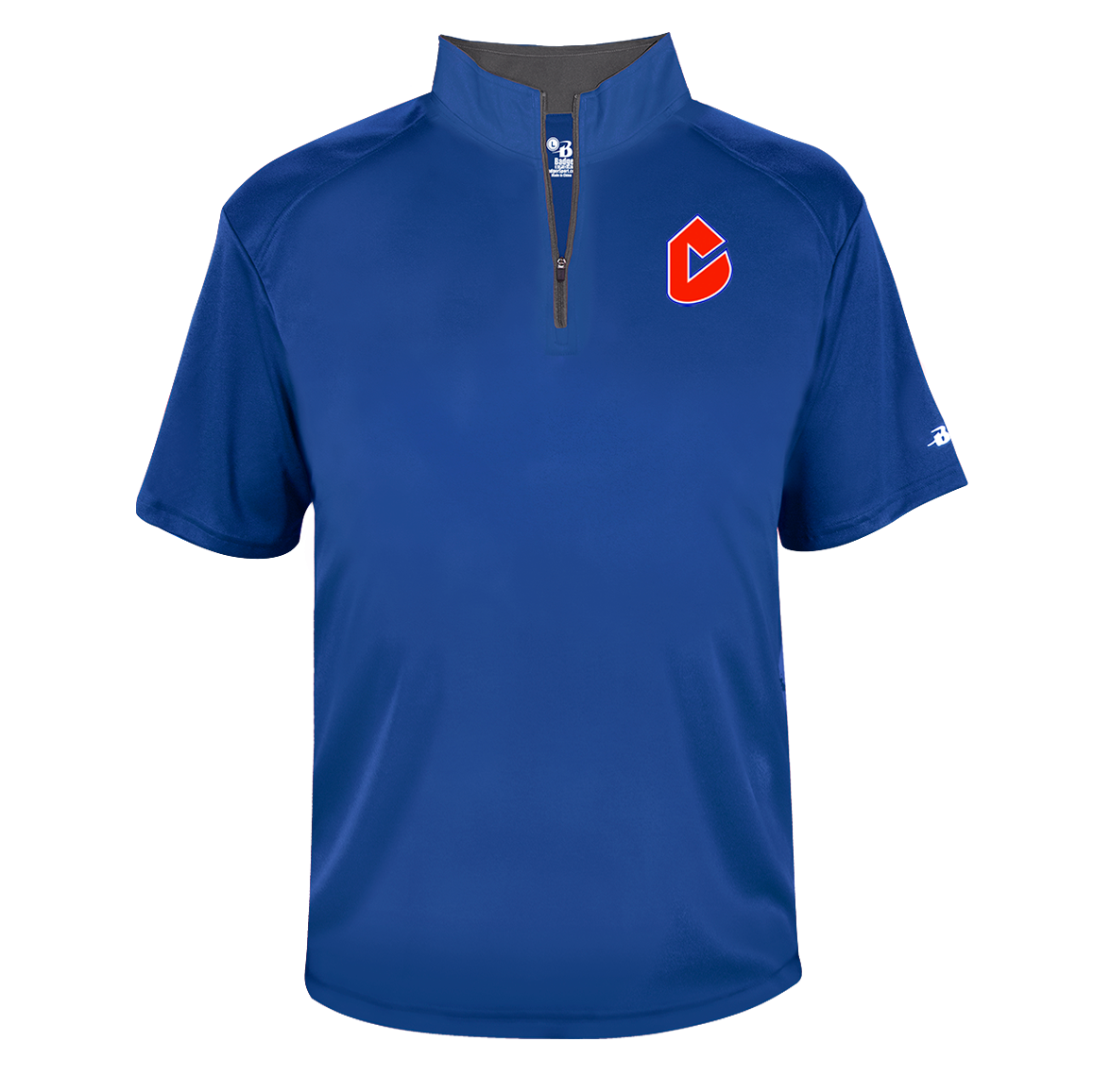 Crush Baseball B-Core Short Sleeve 1/4 Zip