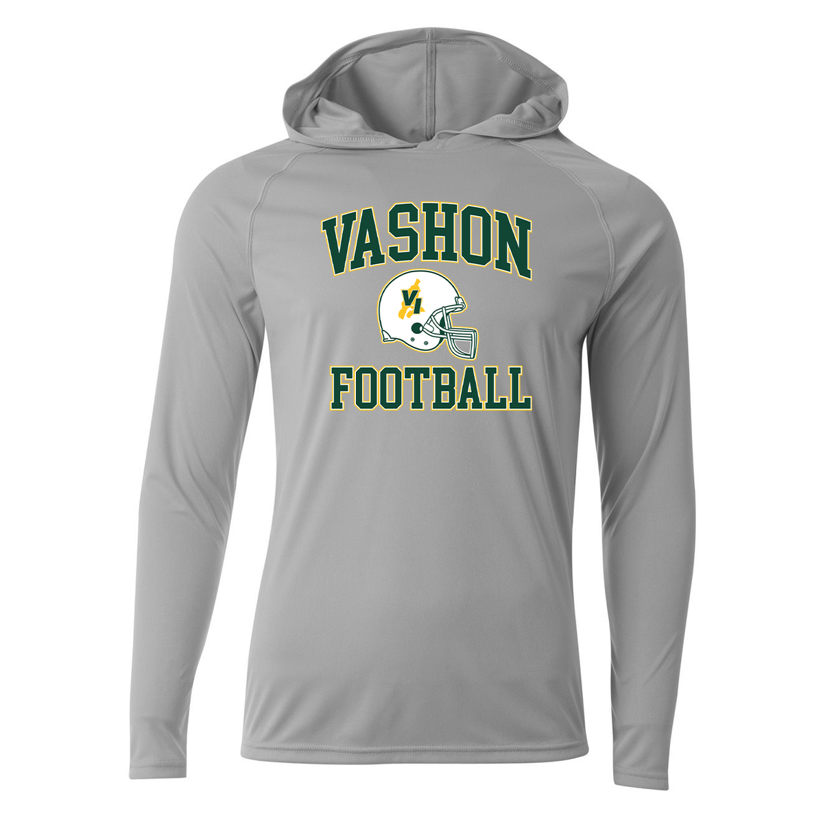 Vashon High School Football Performance Long Sleeve Hoodie