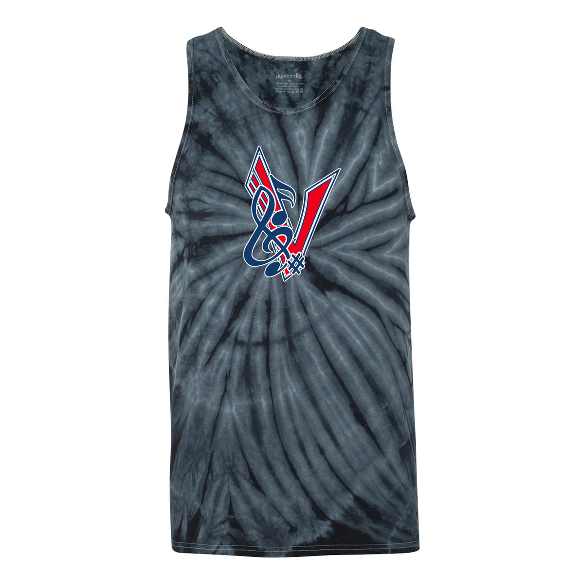 *NEW* Fort Walton Beach Vikings Band Unisex Cyclone Tie-Dyed Tank Top