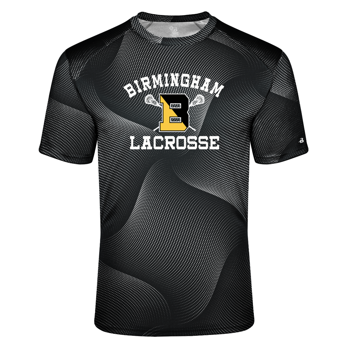 Birmingham Lacrosse Warp Tee (Available in Youth Sizes)