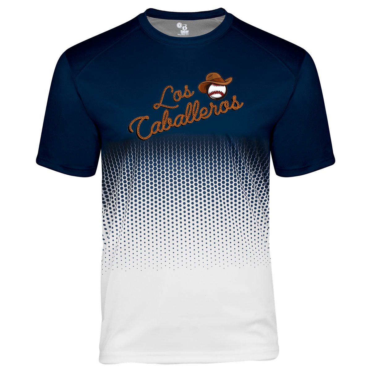 Caballeros Baseball Hex 2.0 Tee (Available in Youth)