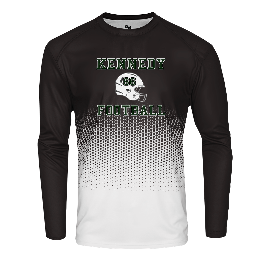 JFK Bellmore Football Hex 2.0 Long Sleeve