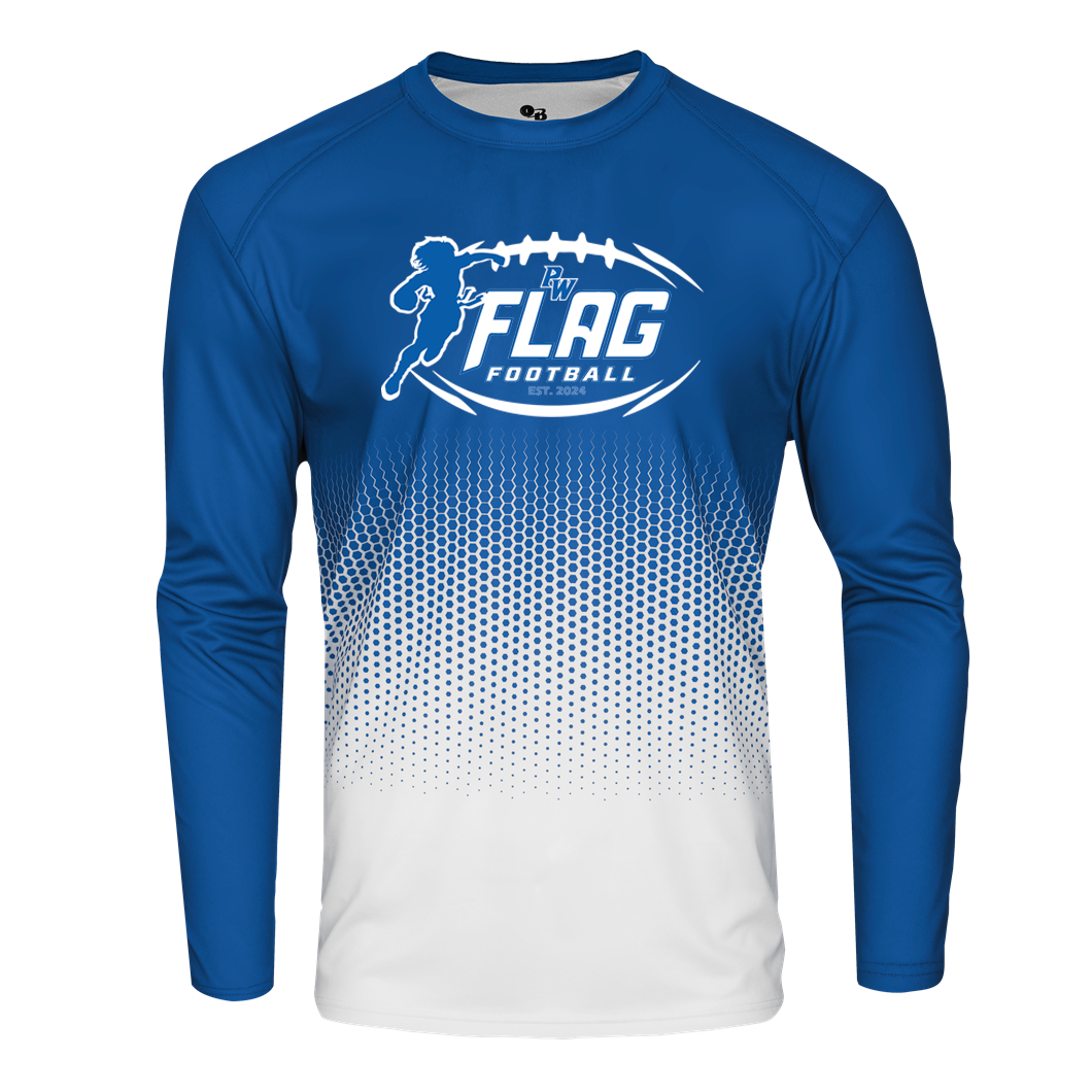 Port Washington Flag Football Hex 2.0 Long Sleeve