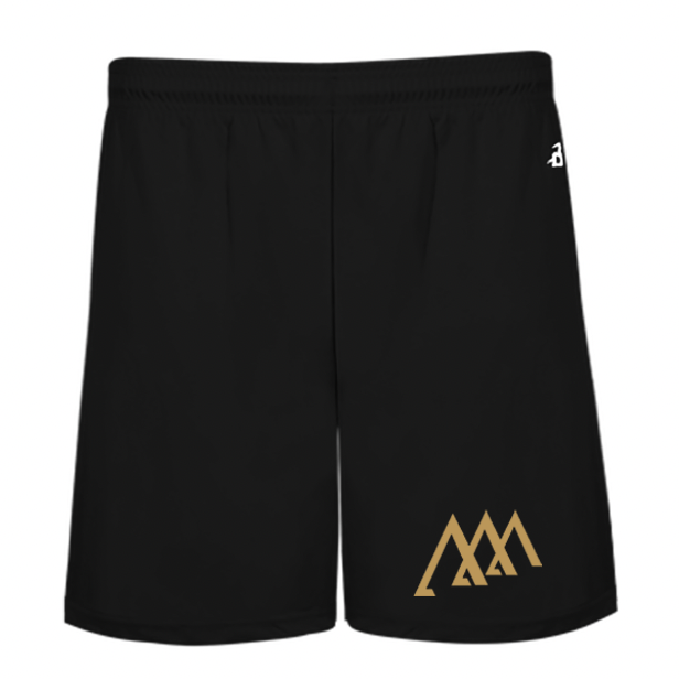 USMA Sandhurst Black & Gold B-Core 5" Short