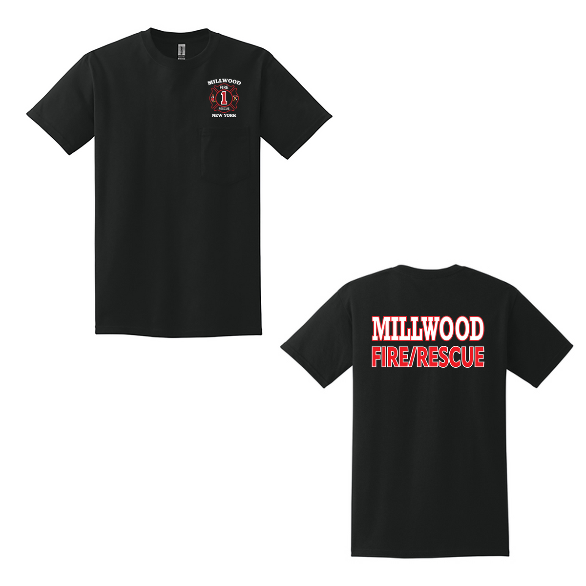 Millwood Fire Company T-Shirt with Pocket