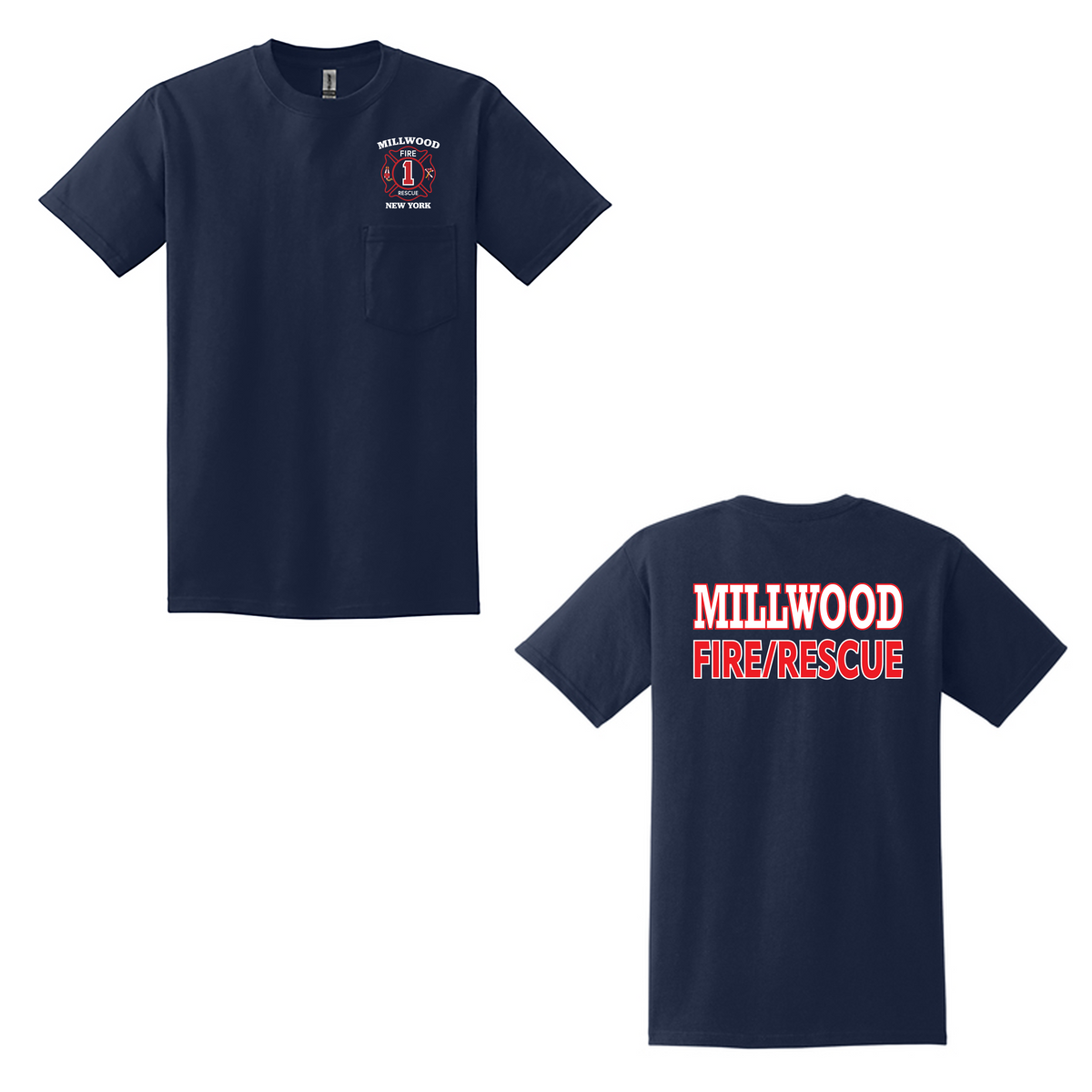 Millwood Fire Company T-Shirt with Pocket