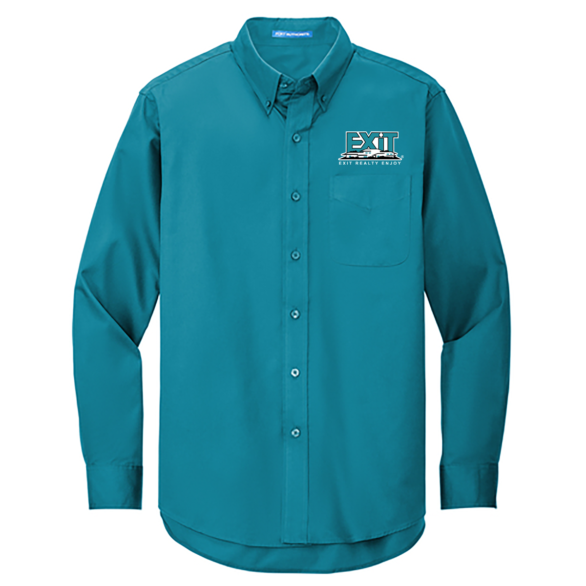 Exit Realty Long Sleeve Easy Care Button Down Shirt