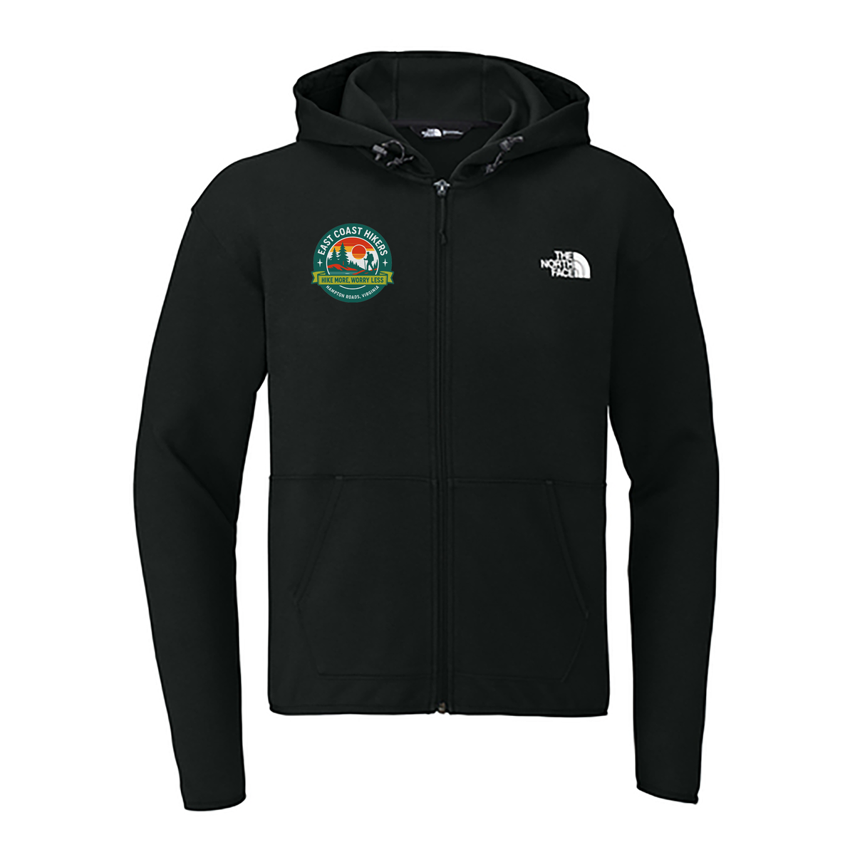 East Coast Hikers The North Face Double-Knit Full-Zip Hoodie