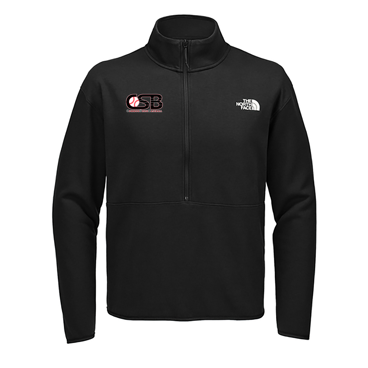 Common Sense Baseball The North Face Double-Knit 1/2-Zip Fleece