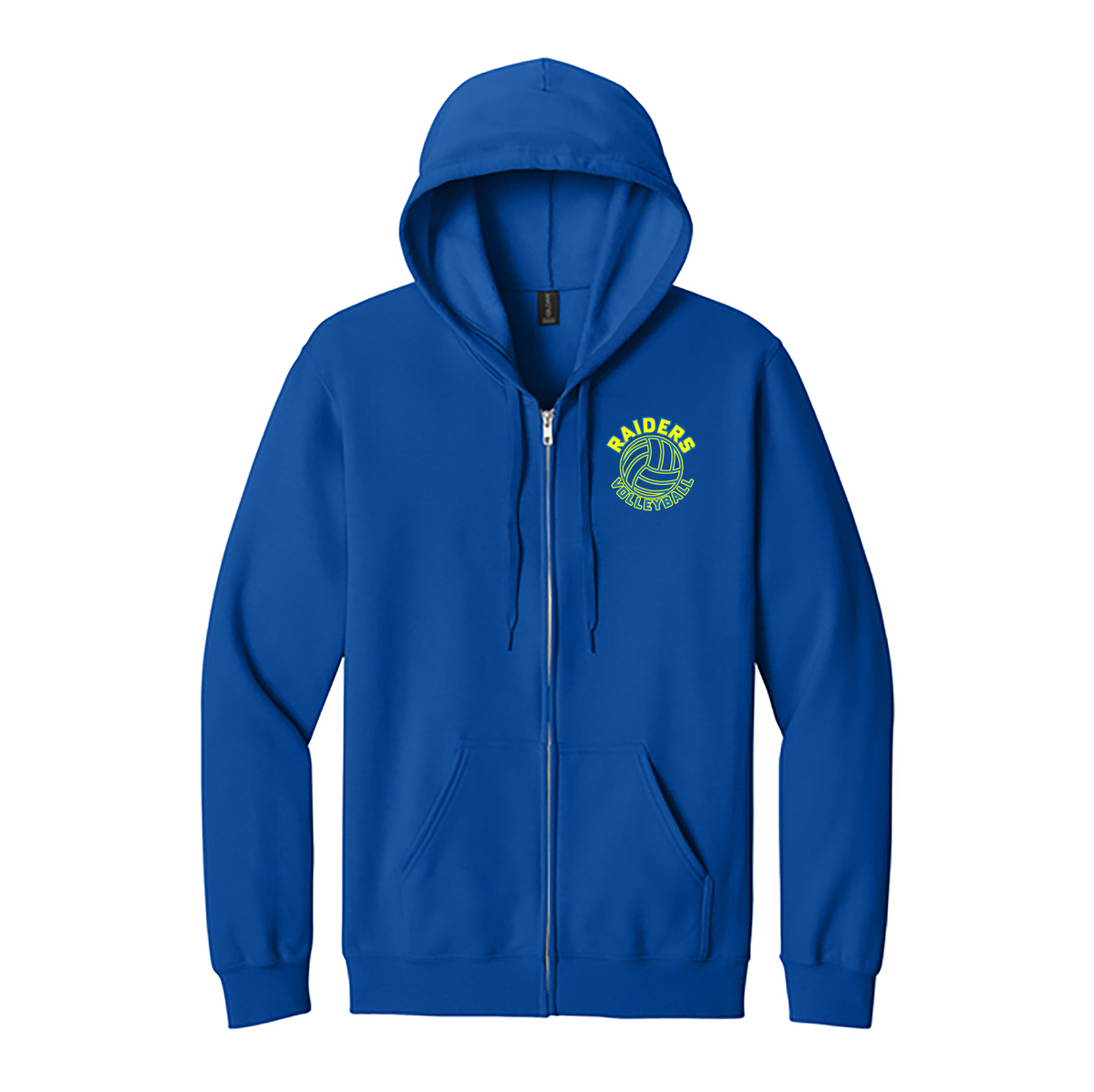 Cornell HS Volleyball Softstyle Full-Zip Hooded Sweatshirt