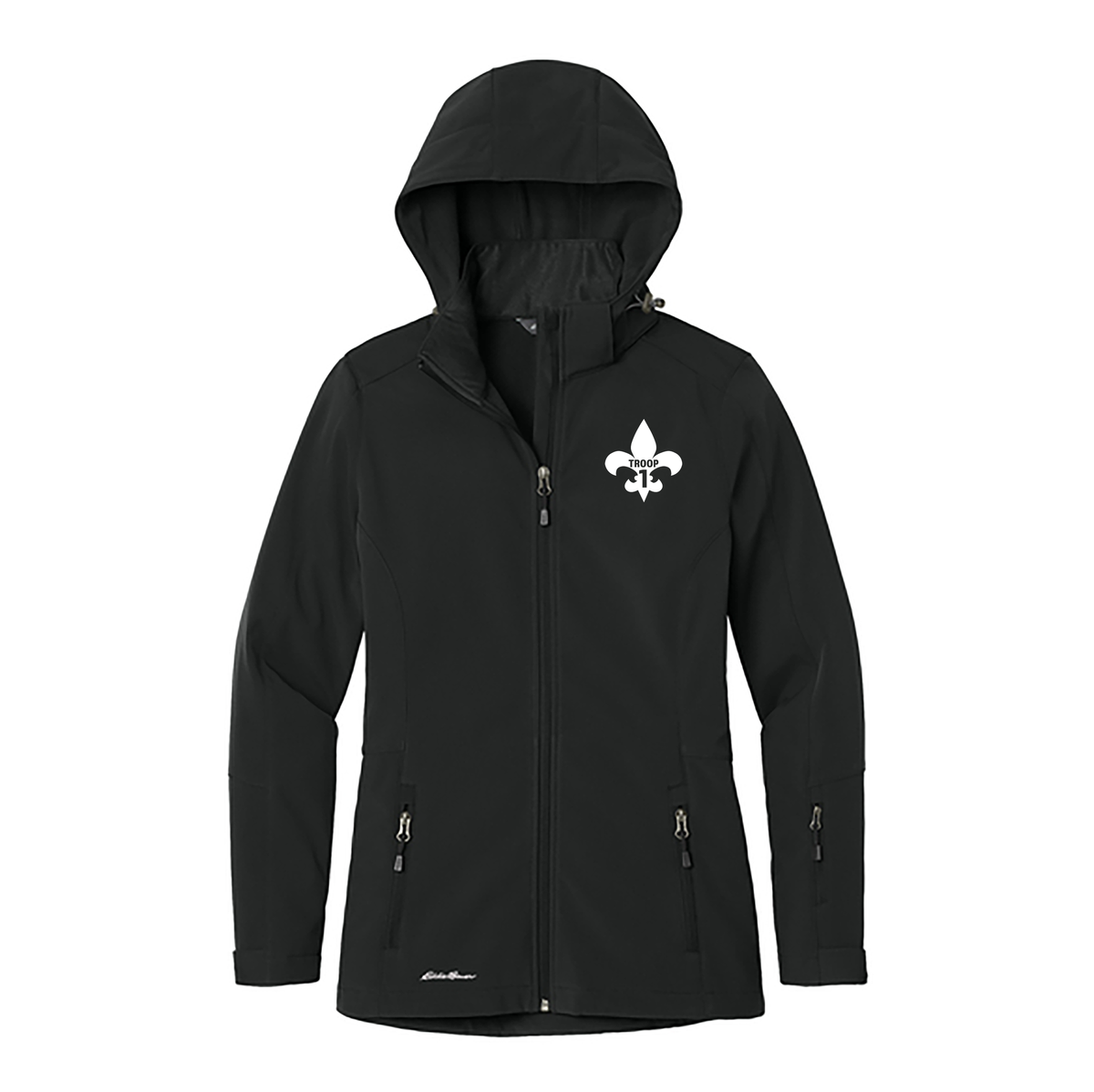 Pelham Troop 1 Eddie Bauer Women's Hooded Soft Shell Parka