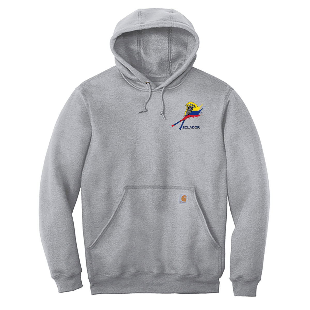 Ecuador Lacrosse Carhartt Embroidered Midweight Hooded Sweatshirt