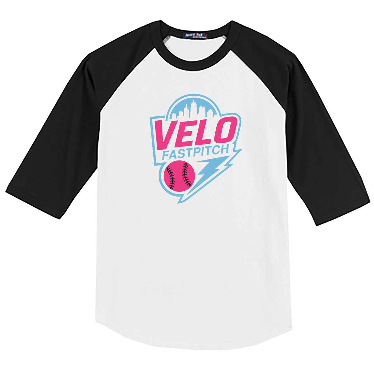 Velo Fastpitch 3/4 Sleeve Baseball Shirt