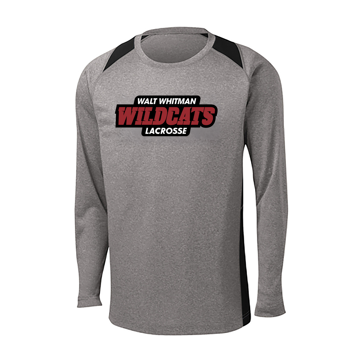 Whitman Lacrosse Colorblock Heather Long Sleeve
