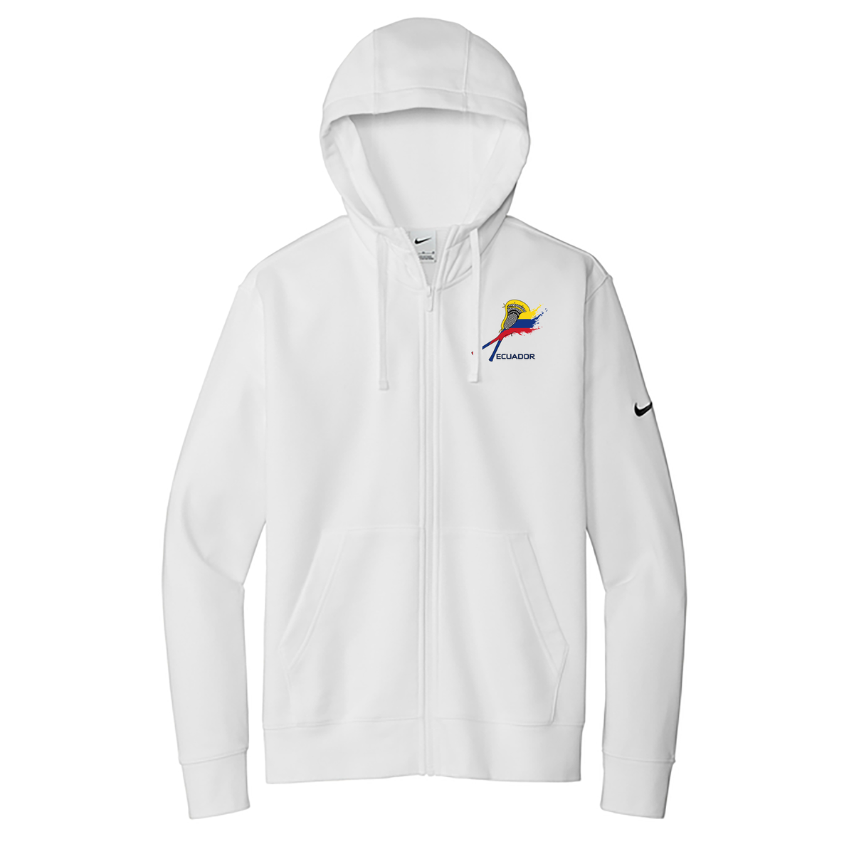 Ecuador Lacrosse Nike Club Fleece Full-Zip Hoodie
