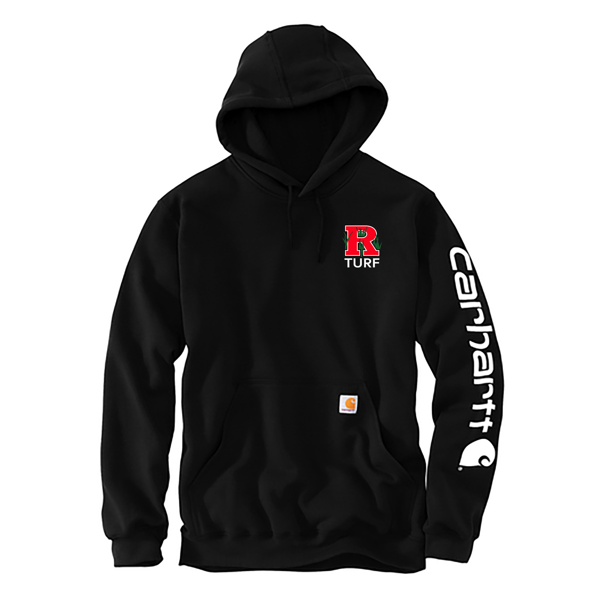 Rutgers Turf Carhartt Midweight Hooded Logo Sweatshirt