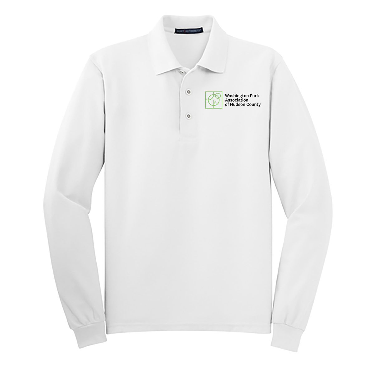 Washington Park Association Silk Touch Long Sleeve Polo