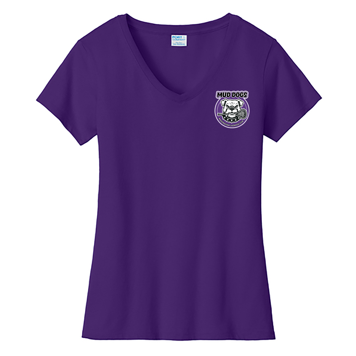 Mud Dogs Lacrosse Ladies Fan Favorite V-Neck Tee