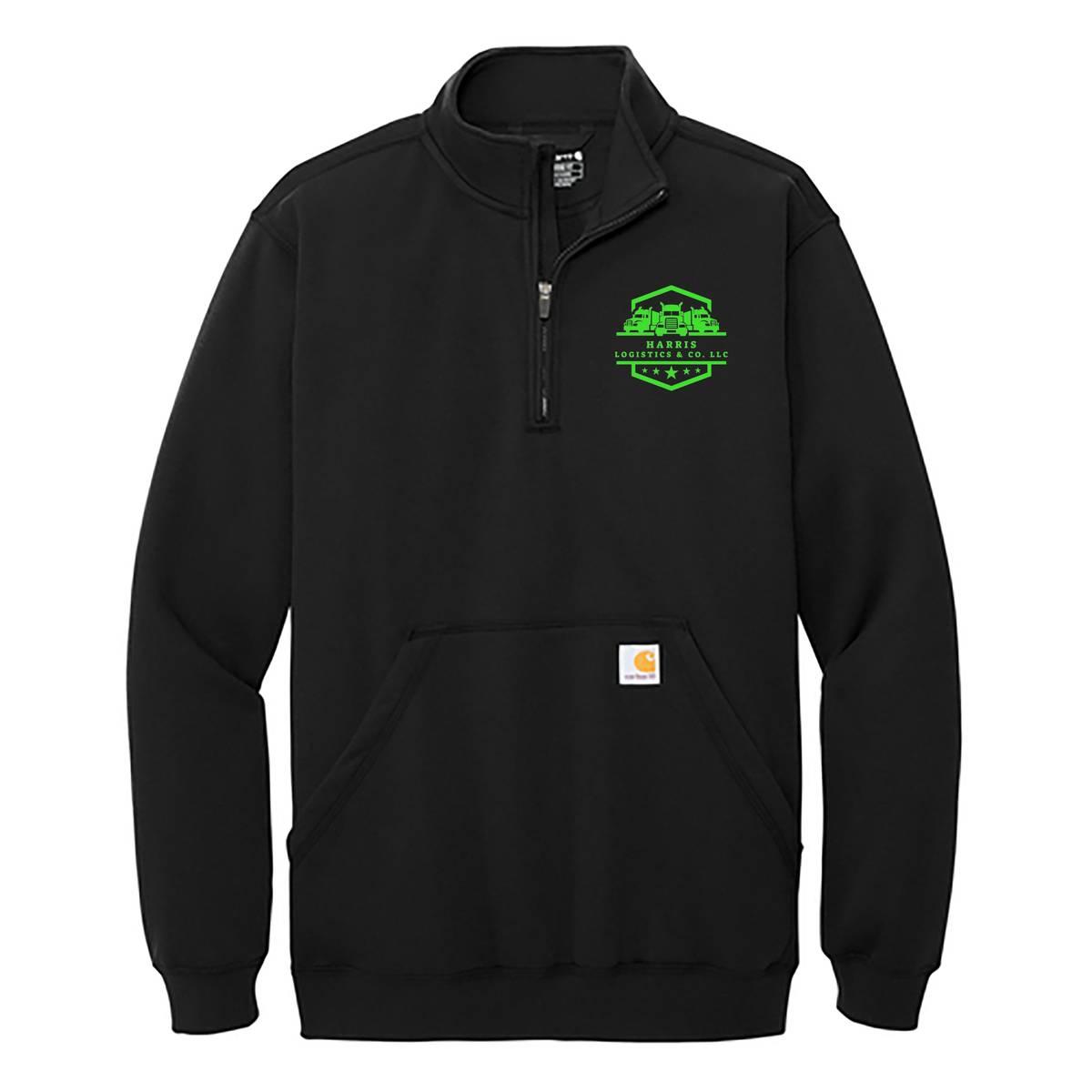 Harris Logistics Carhartt 1/4 Zip Mock Neck Sweatshirt