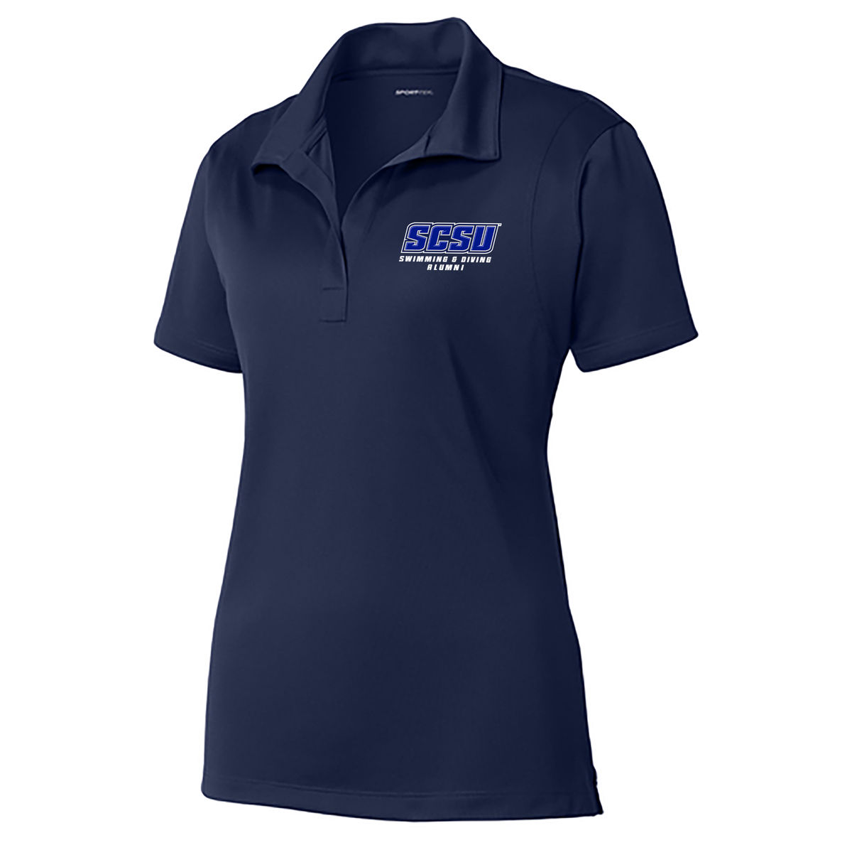 SCSU Swim and Dive Ladies Micropique Sport-Wick Polo