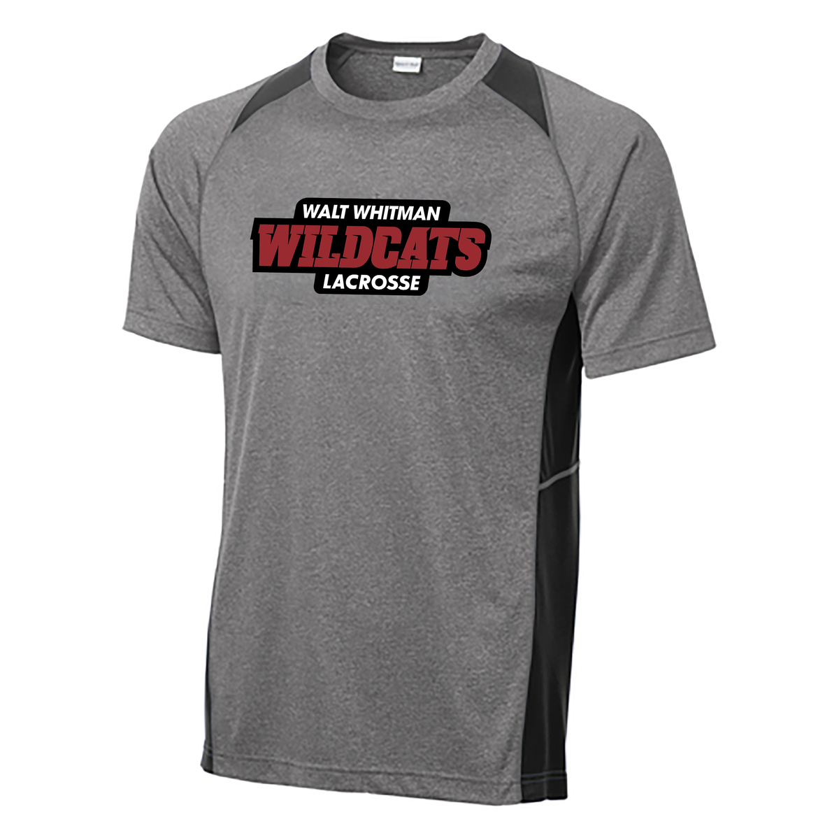 Whitman Lacrosse Heather Colorblock Tee