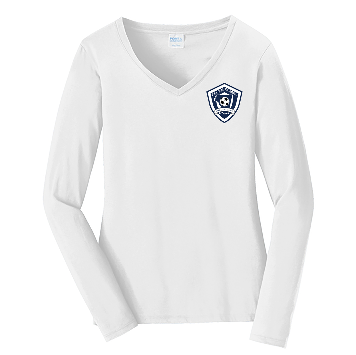 CCSC United Ladies Long Sleeve Fan Favorite V-Neck Tee