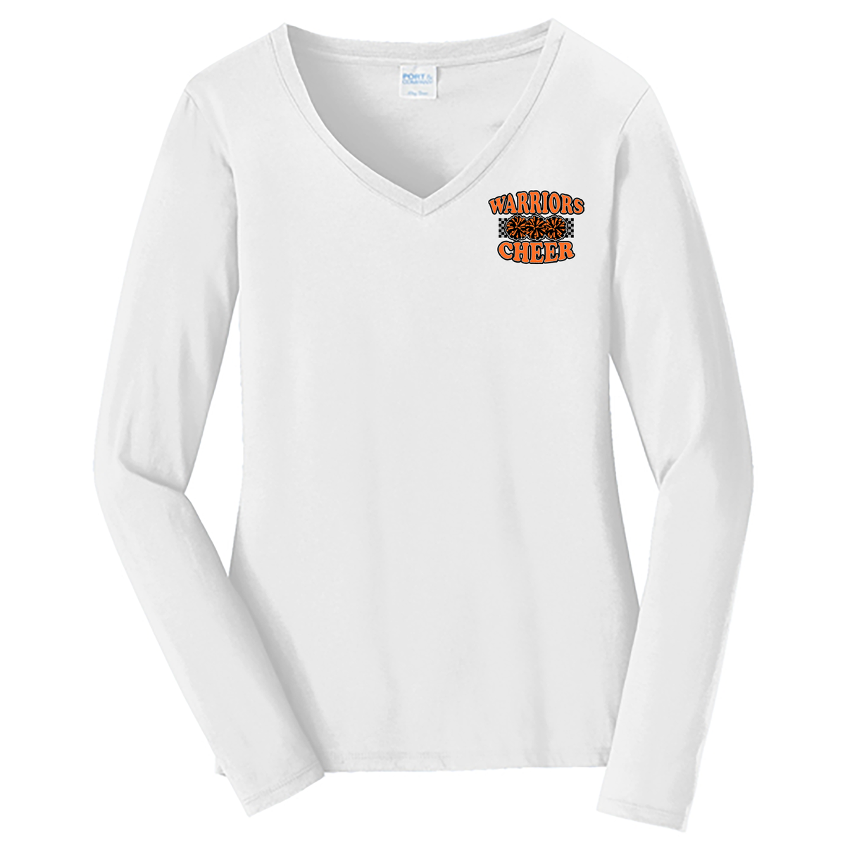 Franklin Square Cheer Ladies Long Sleeve Fan Favorite V-Neck Tee