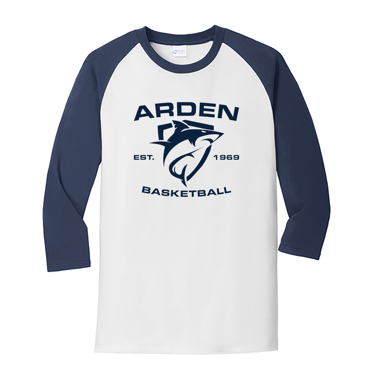 Arden Rec Basketball Core Blend 3/4-Sleeve Raglan Tee