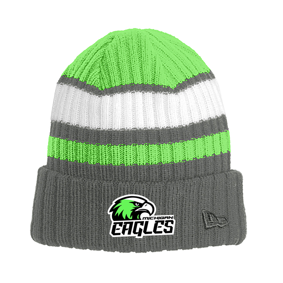 Michigan Eagles Football New Era Ribbed Tailgate Beanie