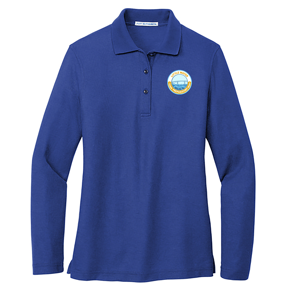 Little Water Prep Faculty Ladies Silk Touch Long Sleeve Polo