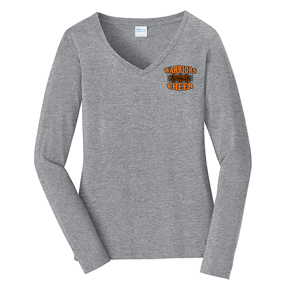 Franklin Square Cheer Ladies Long Sleeve Fan Favorite V-Neck Tee
