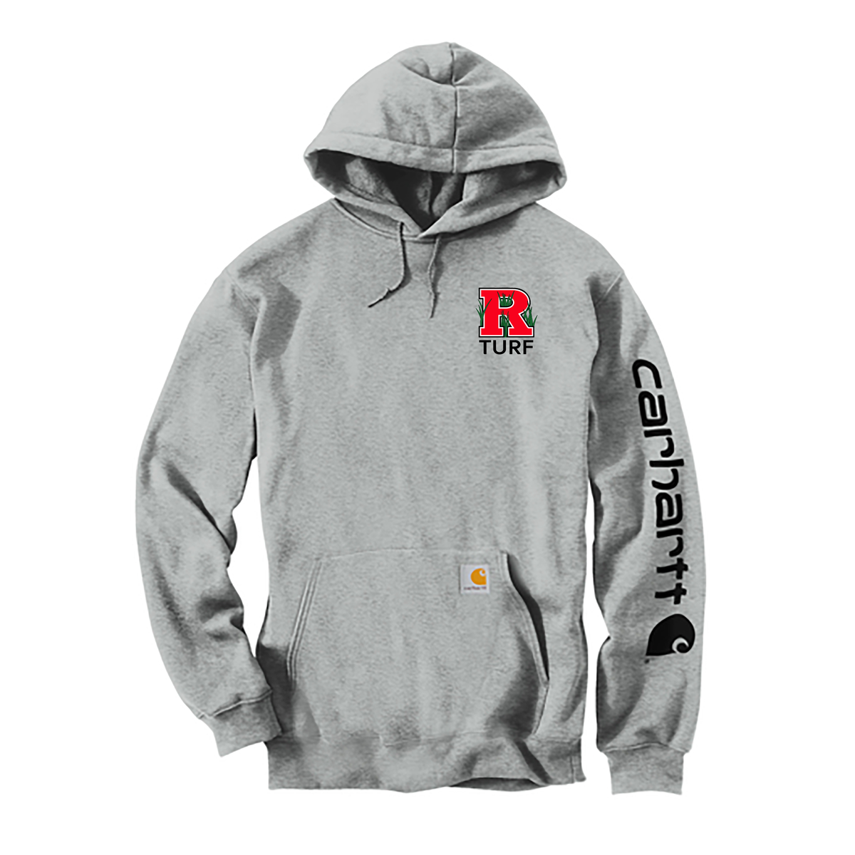 Rutgers Turf Carhartt Midweight Hooded Logo Sweatshirt