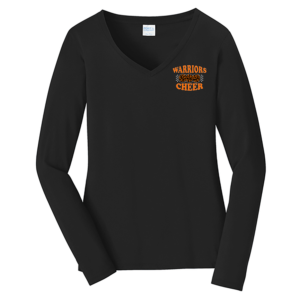 Franklin Square Cheer Ladies Long Sleeve Fan Favorite V-Neck Tee
