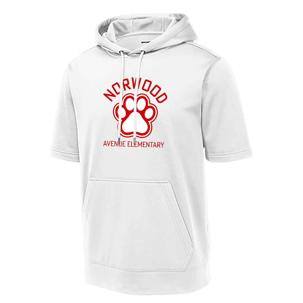 Norwood Ave. Elementary School Sport-Wick Fleece Short Sleeve Hoodie